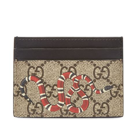 gucci cardholder snake black|card holder money clip Gucci.